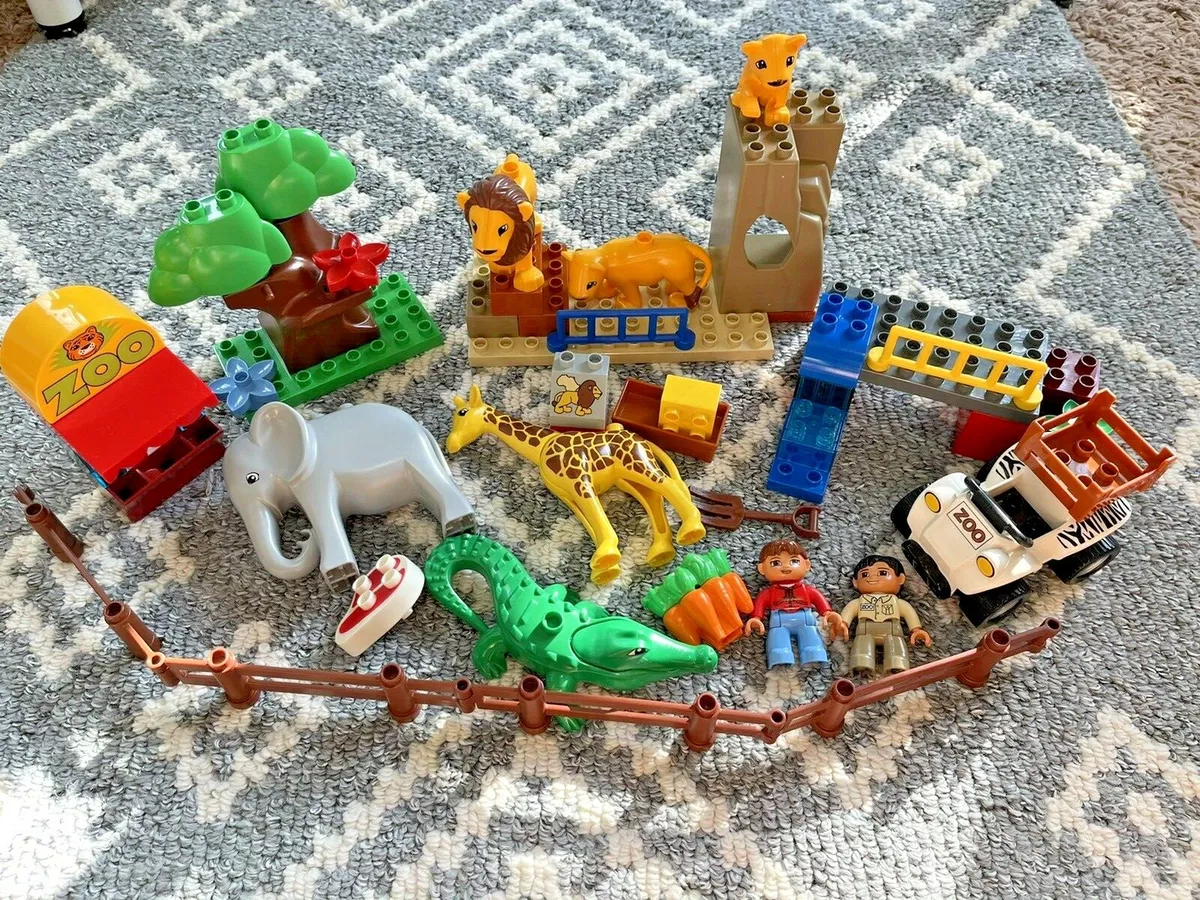 LEGO Duplo 5634 No Box Crocodile Giraffe Elephant Lion Safari | eBay