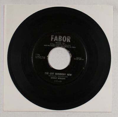 Ginny Wright I've Got Somebody New US 7inch Vinyl Single 1954 + Tom Tall Country