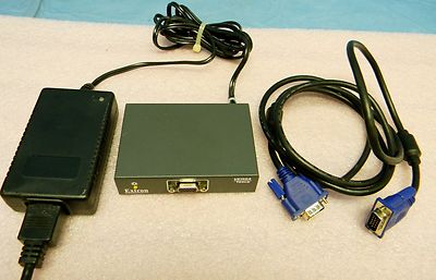 Extron P/2 DA2xi 1x2 VGA QXGA Distribution Amplifier w/ Power Supply & VGA Cable