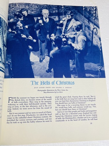 1953 Christmas Annual Magazine Illustrated Music Vintage Augsburg Danish Plates - Picture 7 of 20