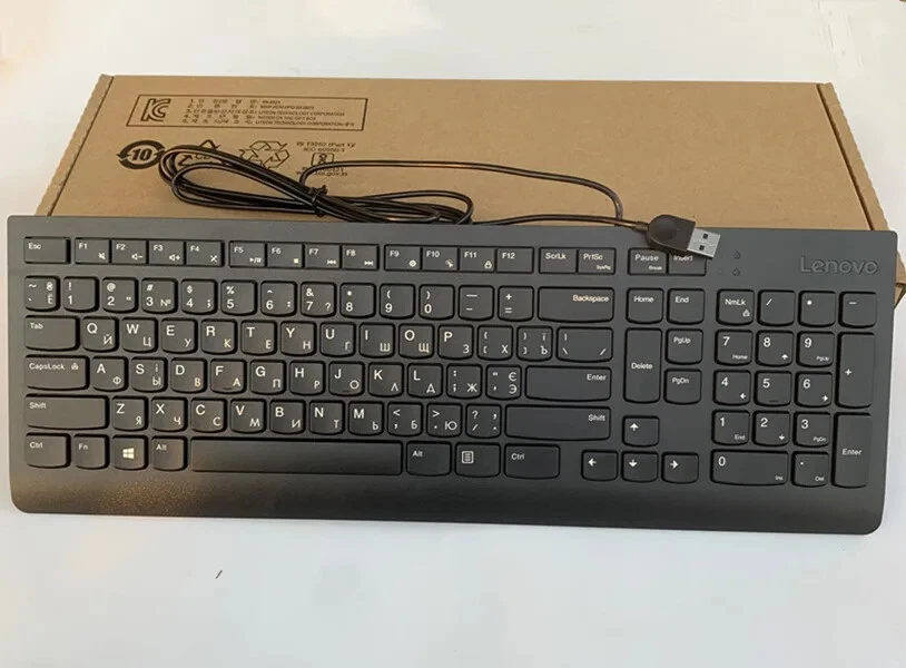 Original Russian USB wired keyboard SK8823  for Lenovo - Image 2 of 4