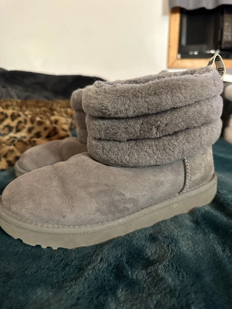 Uggs fluff mini shop quilted boots