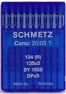 134 (R) / 134 SES Ball Point Schmetz Industrial Sewing Needles (Packet of 10)