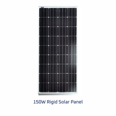 150W Solaranlage mit 12A Dual MPPT Regler für Wohnmobile oder Wohnmobile