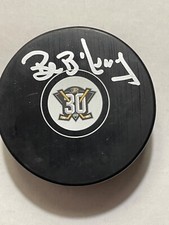 Anaheim Ducks BOB MURRAY Signed 30th Anniversary Hockey Puck