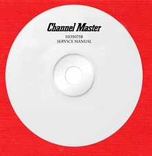 Service manual on dvd, pdf format, for Channel Master audio recorder by model