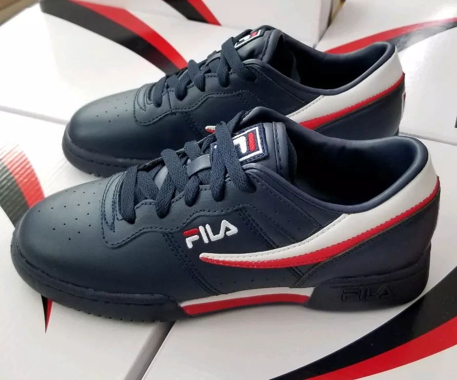 FILA ORIGINAL FITNESS GS NAVY WHITE RED GRADE SCHOOL 3VF80105 460