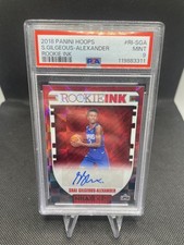 2018-19 Panini NBA Hoops - ROOKIE INK Shai Gilgeous-Alexander #RI-SGA Clippers