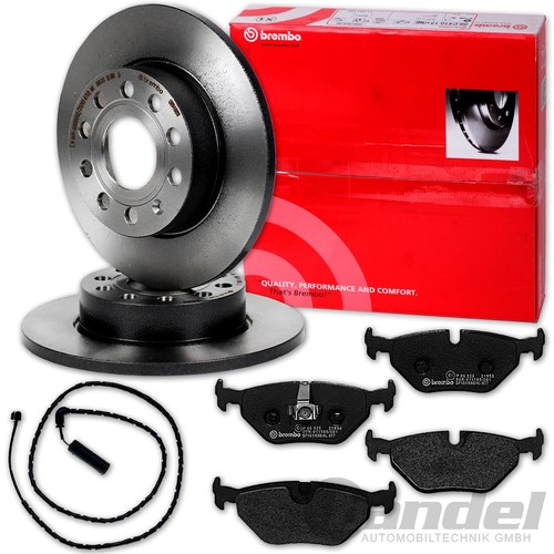DISCOS DE FRENO BREMBO 280mm + PASTILLAS TRASERAS aptos para BMW Z4 E85 Roadster - Imagen 1 de 3