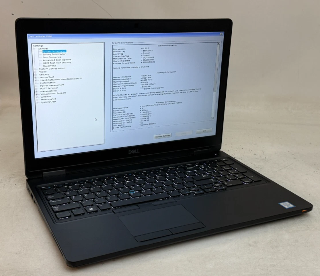 【ジャンク】DELL Latitude 5590 第10世代 i5 ケース無し Dell Latitude 5590 PC Laptops & Netbooks for Sale - Shop New