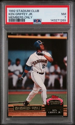 Ken Griffey Jr. 1992 Stadium Club Members Only # Members Only PSA 7