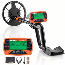VEVOR Metal Detector for Adults 8" Professional Gold Detector Waterproof Coil