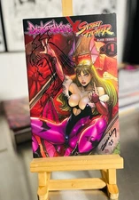 Darkstalkers X Street Fighter.  Remark and signed by Tim Seeley