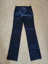 MANGO Women's US Size 2 Navy Blue Low Rise Pocketed Pants NWT