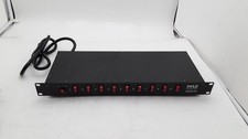 New PylePro 1U Rack Mount AC Power Supply Strip 15A 1800VA Cords And Wire PDBC70
