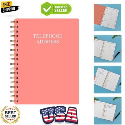 Telephone Address & Birthday Book with Tabs, Address Log Book for Contacts, w...