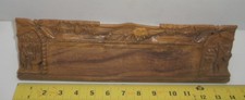 Vintage Solid Wood Hand-Carved Blank Tropical...