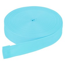 50Yard x 1 1/2" Width Nylon Webbing Strap Poly Flat Webbing Strapping Light Blue