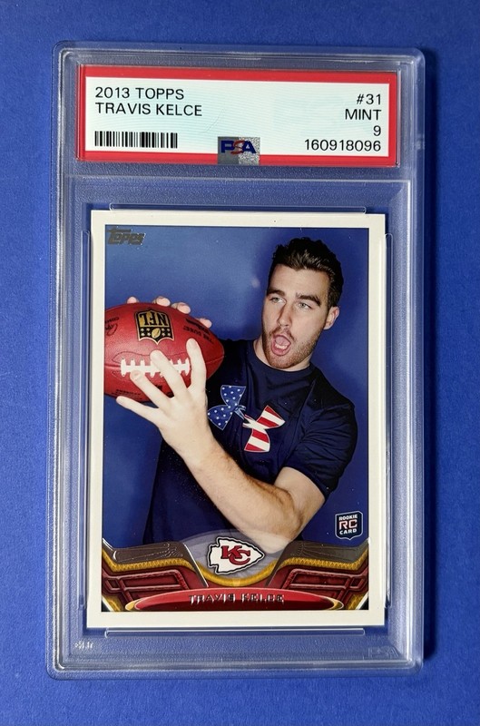 2013 Topps Travis Kelce Kansas City Chiefs RC #31 PSA 9 MINT