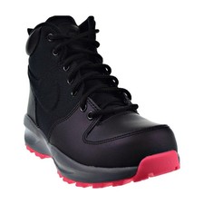 Nike Manoa PS Botas Negras Hiper Rosa AJ1283-001 Juvenil Talla 1Y. NUEVO EN CAJA