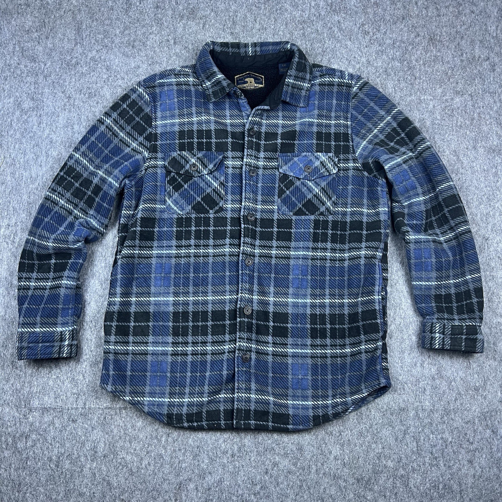 Freedom Foundry Men's Button Down Shacket Plaid F… - image 1