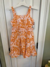 NWT Cat & Jack Orange Sundress Size M (8) Girls  SKU 369