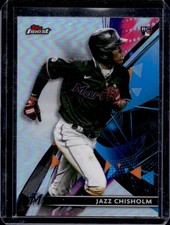 2021 Topps Finest Jazz Chisholm RC Refractor Rookie #40 Marlins