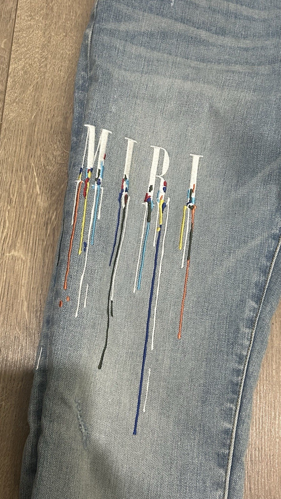 Authentic Amiri Paint-Drip Jeans image 2