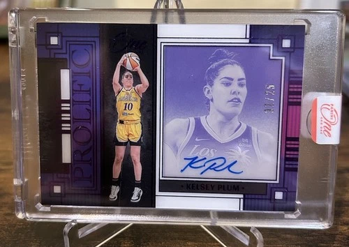 Panini 2025 One and One Kelsey Plum Prolific Signatures Auto /25 Sparks