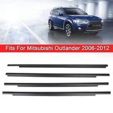 4 strisce finestra esterna sigillo cintura colata per Mitsubishi Outlander 06-12.