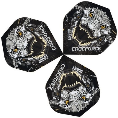 one80 Crocforce Dart Flight   offizielles one80 Logo Dartflight Design   