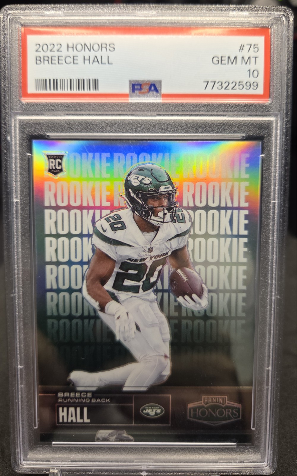 Breece Hall Panini Honors #75 Base