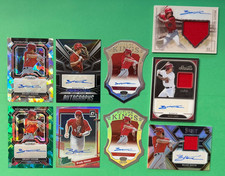Lot of (9) BRADY HOUSE Auto Jersey Panini Prizm Optic Obsidian Crown Royale
