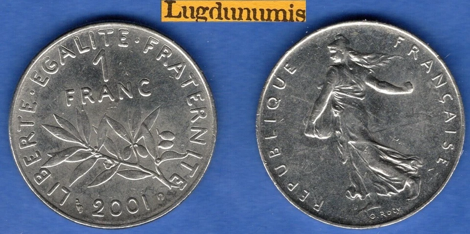1 Franc Semeuse en Nickel 2001 SUP - Pièce de la Cinquième République 1959 - - Photo 1/1