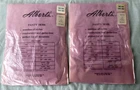 VTG 2 PAIR..ALBERTS..BACK SEAM..ULTRA SHEER..COFFEE..PANTYHOSE..NEW..TALL 5'8"+