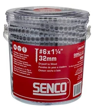 SENCO (06A125P) DuraSpin #6 by 1-1/4-Inch Drywall to Wood Collated Screw (1,000