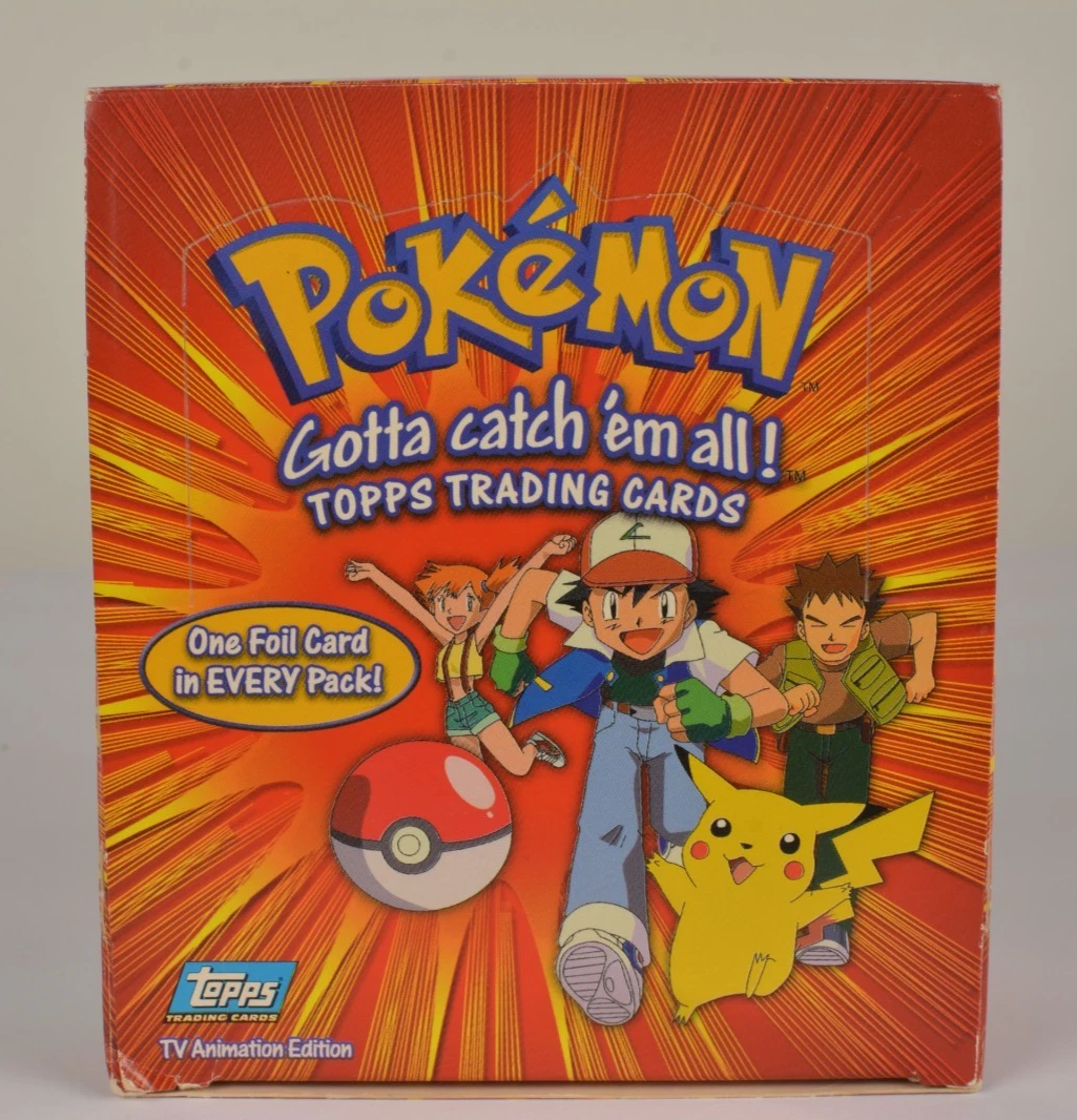 1999 Topps Blue Label Pokémon TV Animation Edition Series 1 Opened