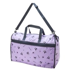 Sanrio Kuromi Foldable Boston Travel Bag Carry On Luggage Bag Japan