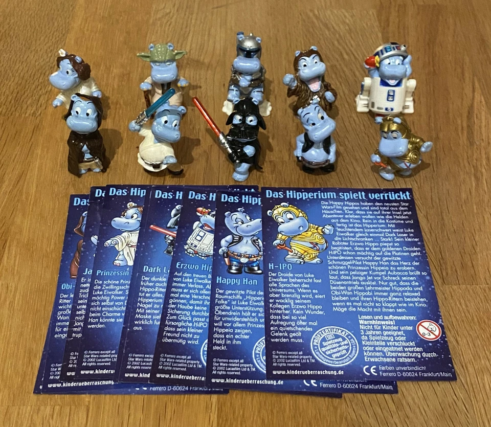 Kompl.-Satz - Happy Hippo Star Wars + alle BPZ - Bild 1 von 1