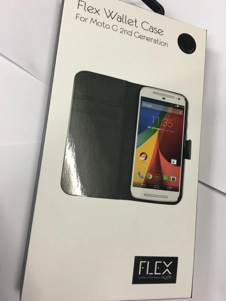 Moto G 2nd Generation Leather Wallet Case FLXPPUF002. Brand New in packaging. - Image 4 of 4