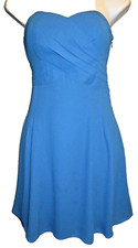 Express Women Teen Strapless Skater Dress Fit Flare Small Holiday Vacation Sz 2