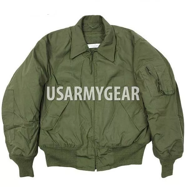 US Military Cold Weather High Temperature Resistant CVC Aramid Flyer's Jacket GI