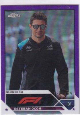 Topps 2023 Chrome Formula 1 Nr. 30 Esteban Ocon Purple 130/399