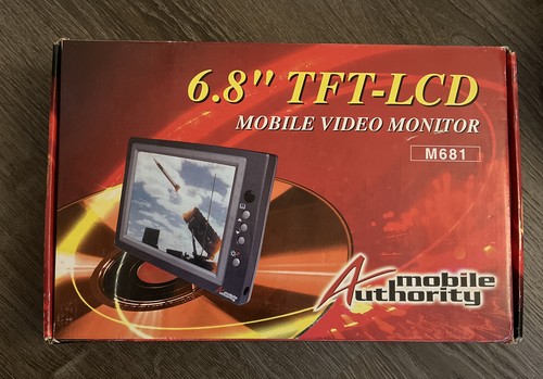 NEW MOBILE AUTHORITY 6,8" MOBILE VIDEO LCD MONITOR M681