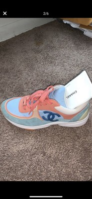 chanel sneakers pastel