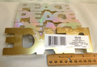 2 each PEACE Boss LOVE Brave Queen Cutout Sign Decor Craft Supply DIY iridescent — photo 5