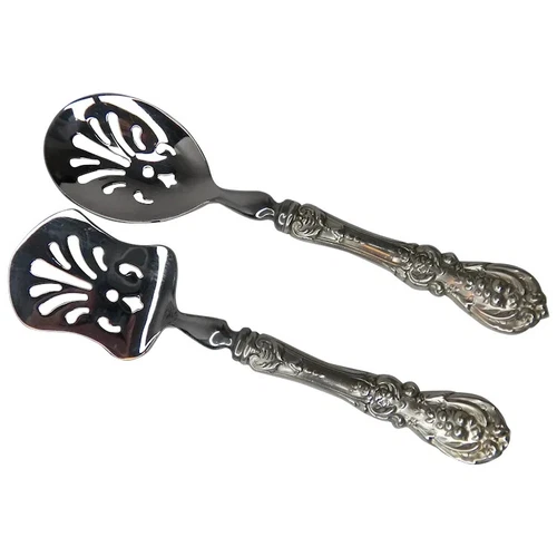 REED & BARTON FRANCIS 1ST STERLING SILVER HANDLE TWO SMALL SERVING PIECES NO MON