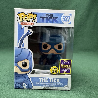 Funko Pop The Tick 527 (GITD SDCC 2017 Barnes & Noble Excl.) - HAS BOX DAMAGE