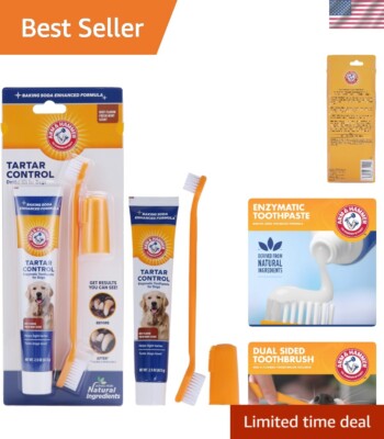 Gentle Dog Dental Care Kit - 3-Piece Tartar Control & Fresh Breath Solution