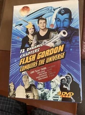 Flash Gordon Conquers the Universe (DVD, 2001, 3-Disc Set) Ships Fast Same Day